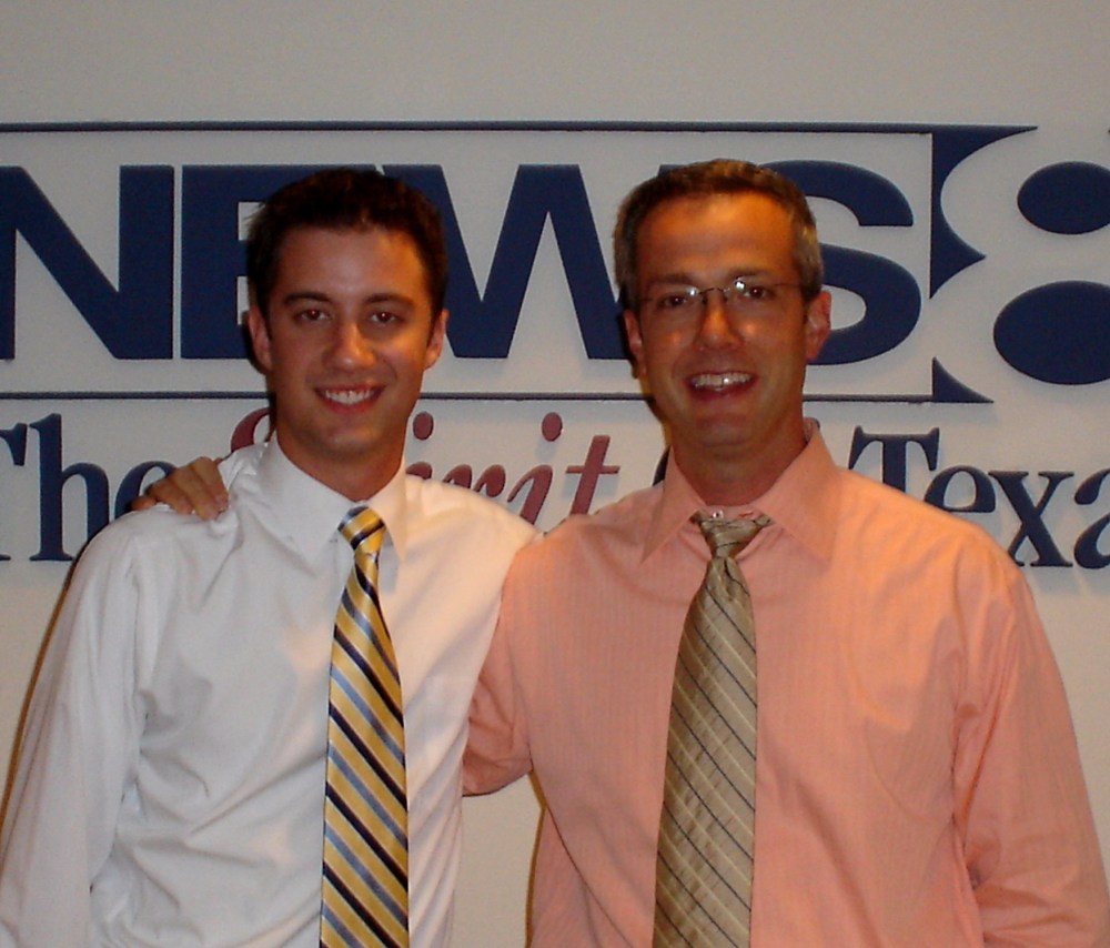 2007 July- Lane and reporter David Schechter 01