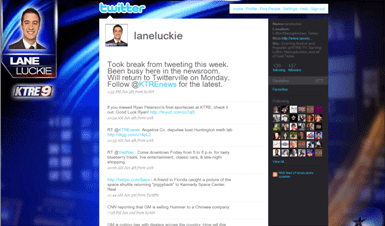 To tweet, or not to tweet